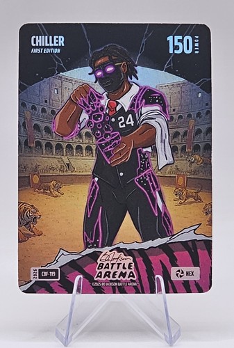 Bo Jackson Battle Arena Chiller Cam Thomas CBF-119 Coliseum Hex Rare CaseHit SSP