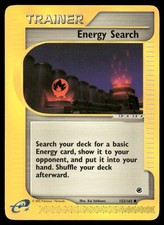 Pokemon Cards Energy Search 153/165 Expedition Base Set Common NM *7