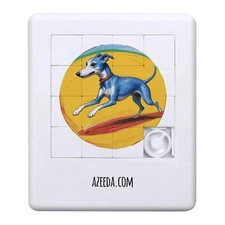 'Whippet On A Racetrack' Sliding Puzzle (PZ00033417)