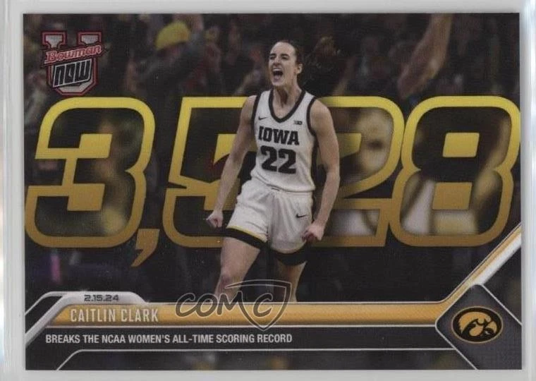 2023-24 Bowman U Now Online Exclusive /47962 Caitlin Clark #49