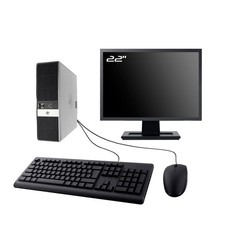 PC HP RP5 5810 SFF Ecran 22" Intel I7-4770 RAM 8Go SDD 240Go W11 Wifi