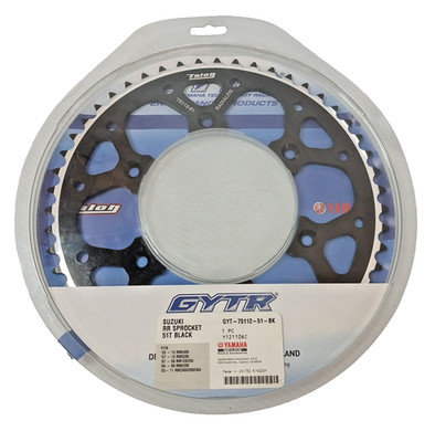Talon 51T R Sprocket TR112-51 Blk SUZUKI RM/RMZ/RMZ/DRZ & ATK GYT-75112-51-BK