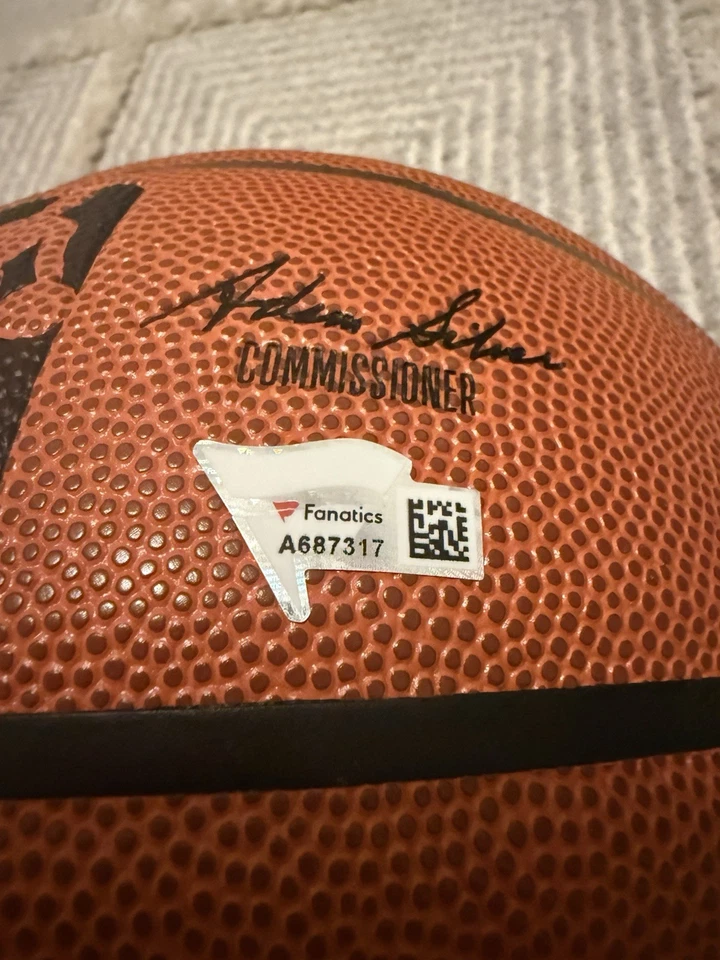 Balón de baloncesto Wilson autografiado por Kevin Durant Houston Rockets fanáticos certificado de autenticidad Foto 2 de 3