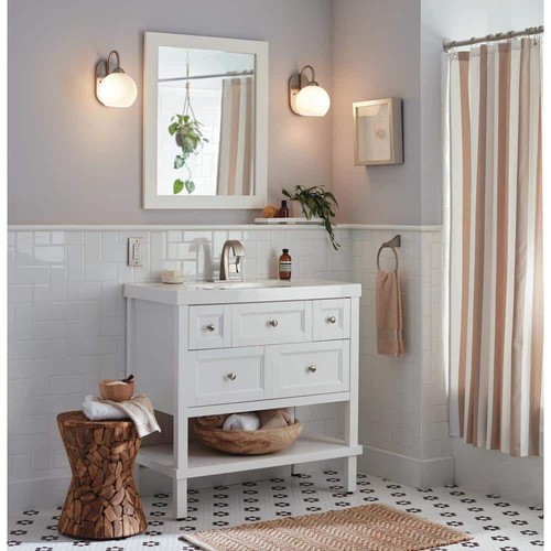 KOHLER Katun Bathroom Hand Towel Ring in Vibrant Brushed Nickel K-R26119-BN - Afbeelding 10 van 11