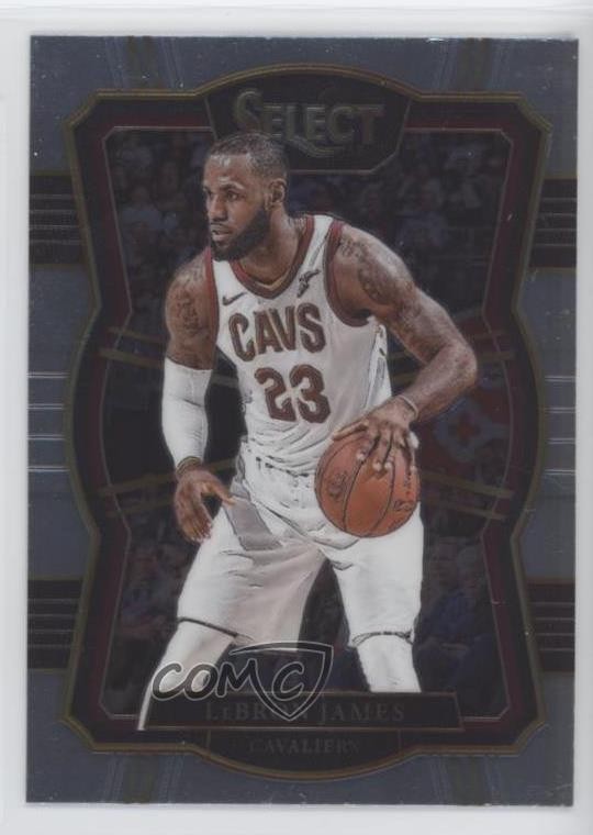 2017-18 Panini Select Premier Level LeBron James #122 g0w