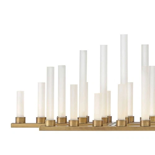 Fredrick Ramond FR46108 Brass Trinity 50 Light 48"W Led Linear Chandelier - Picture 7 of 9