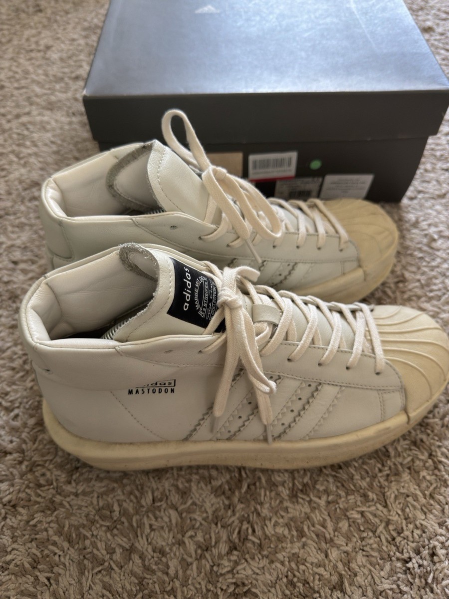Size 9 - Adidas Rick Owens Mastodon Pro White for sale online | eBay