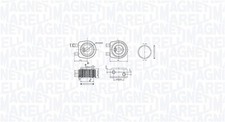 Ölkühler Motoröl MAGNETI MARELLI 350300001900 Edelstahl für OPEL VIVARO Bus X83