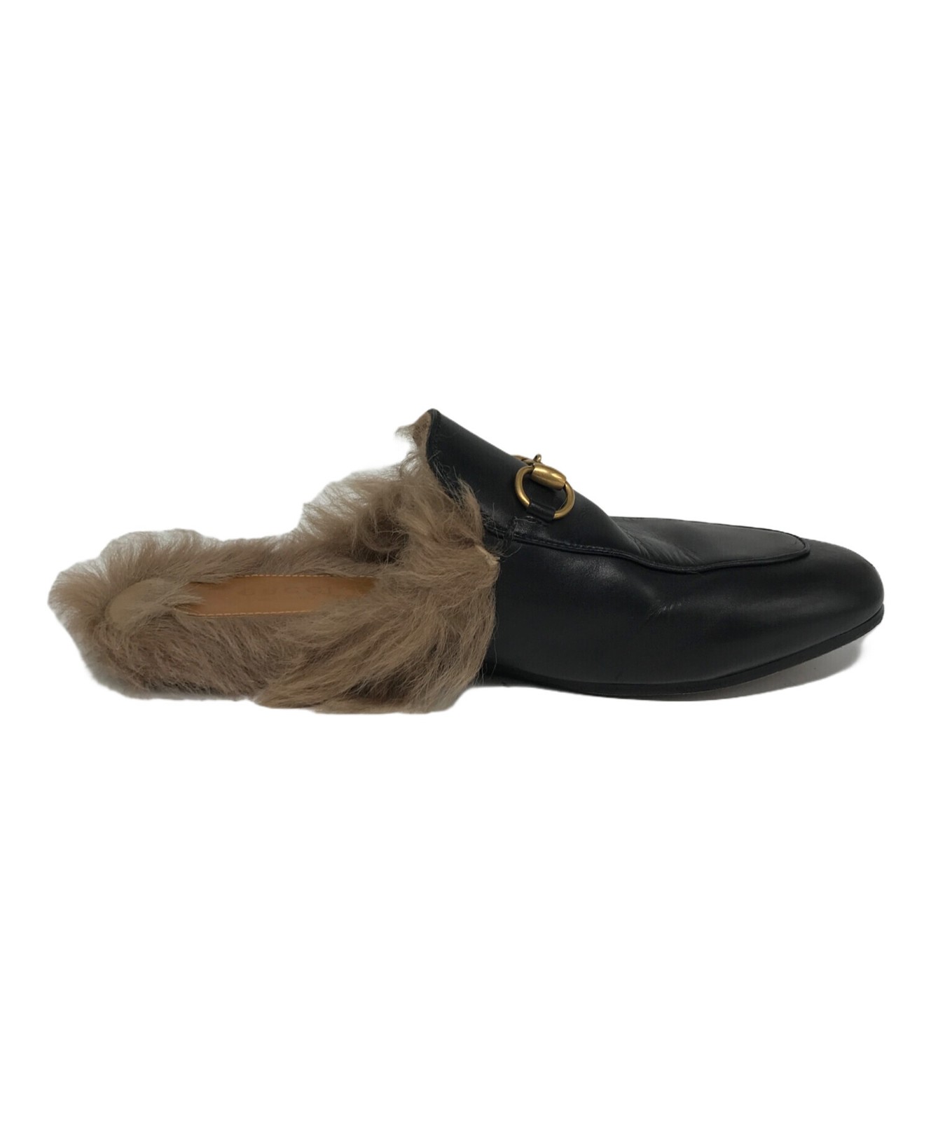 GUCCI Sandals Shoes Horse bit EU 37.0 US 7.0 Brown Authentic thumbnail 4