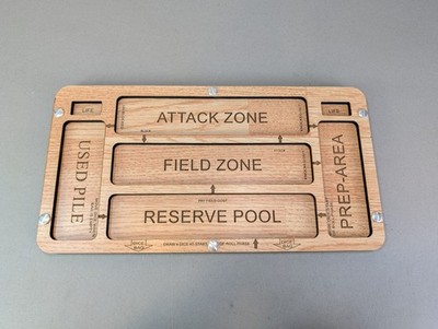 Marvel Dice Masters Custom Wooden Player Board for Dice & Cards
