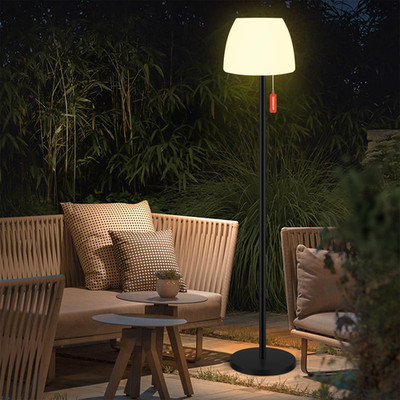 Qnkaa Outdoor Floor Lamp Solar Outdoor Lamps For Patio Waterproof Shower