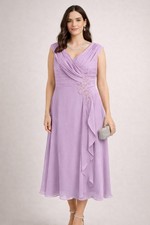 Lavendar Mother Of The Bride Or Groom Dress By Wear Your Love Wedding SZ 8 NWT