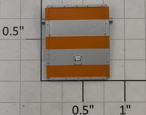 Escotilla aire acondicionado coche pasajeros Acela plata y naranja Lionel 15531-9 | Zustand: New