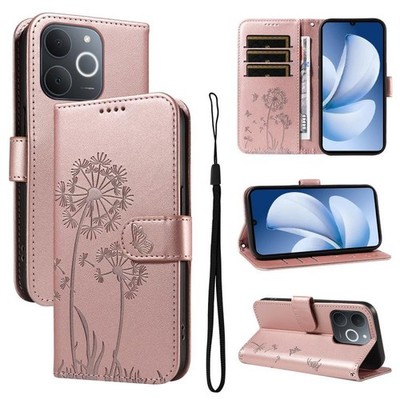 For Realme C71 4G India Dandelion Embossed Pattern Flip Leather Phone Case