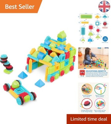 Borstenblöcke Basic Builder Set - 112 Teile für fantasievolles Spielen und Lernen