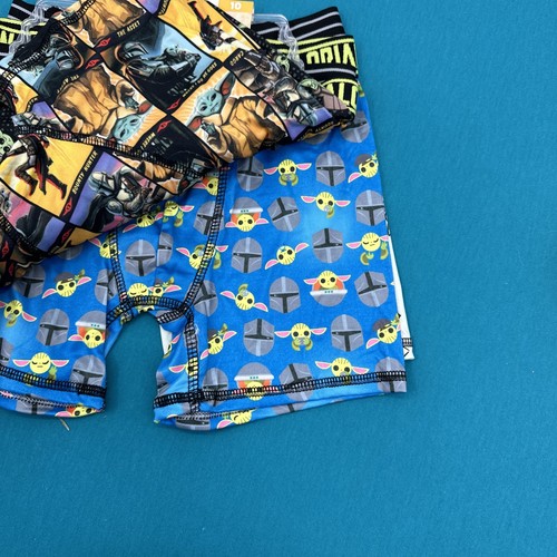 Star Wars The Mandalorian Boys 4 Pack Boxer Briefs Size L (10) New - Picture 3 of 6