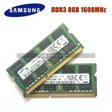 Samsung 16GB 2x8GB 2RX8 DDR3 1600MHz PC3L-12800S 204PIN SO-DIMM Memory