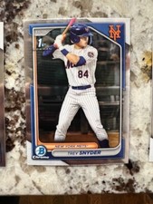 2024 BOWMAN DRAFT CHOME 1st PROSEPCT CARD NEW YORK METS TREY SNYDER #BDC138
