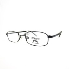 Technolite Flex Kids Eyeglasses Frames TLF 0001 BK Black oval 46-18-130