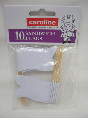 2 x Caroline Sandwich Fahnen auf Sticks PK 10 1142