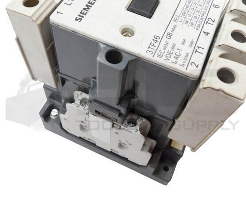 SIEMENS 3TF4622-0XM0 CONTACTOR 3 POLE 80A 690V COIL 220-264V 50/60HZ - Picture 4 of 7