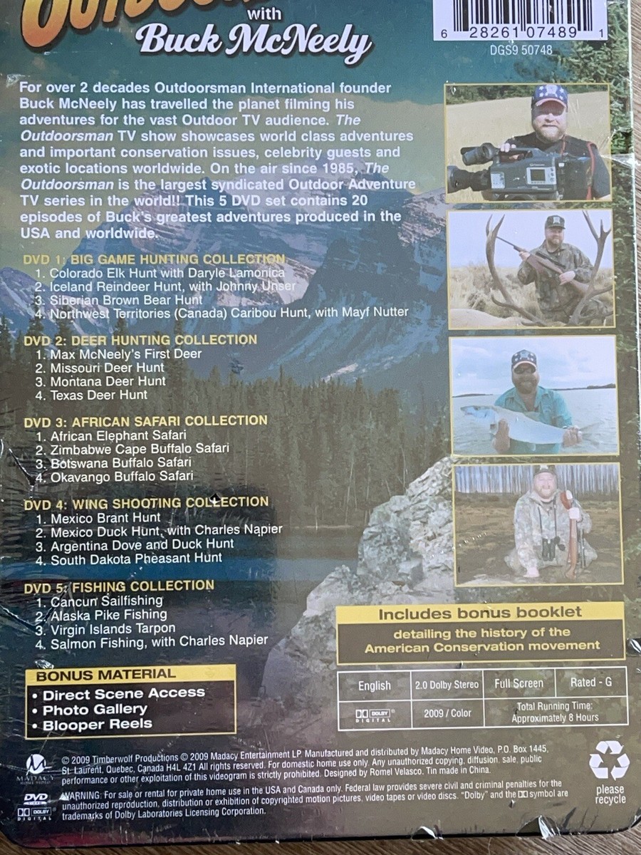 Best of the Outdoorsman with Buck McNeely (DVD, 2011, 5-Disc