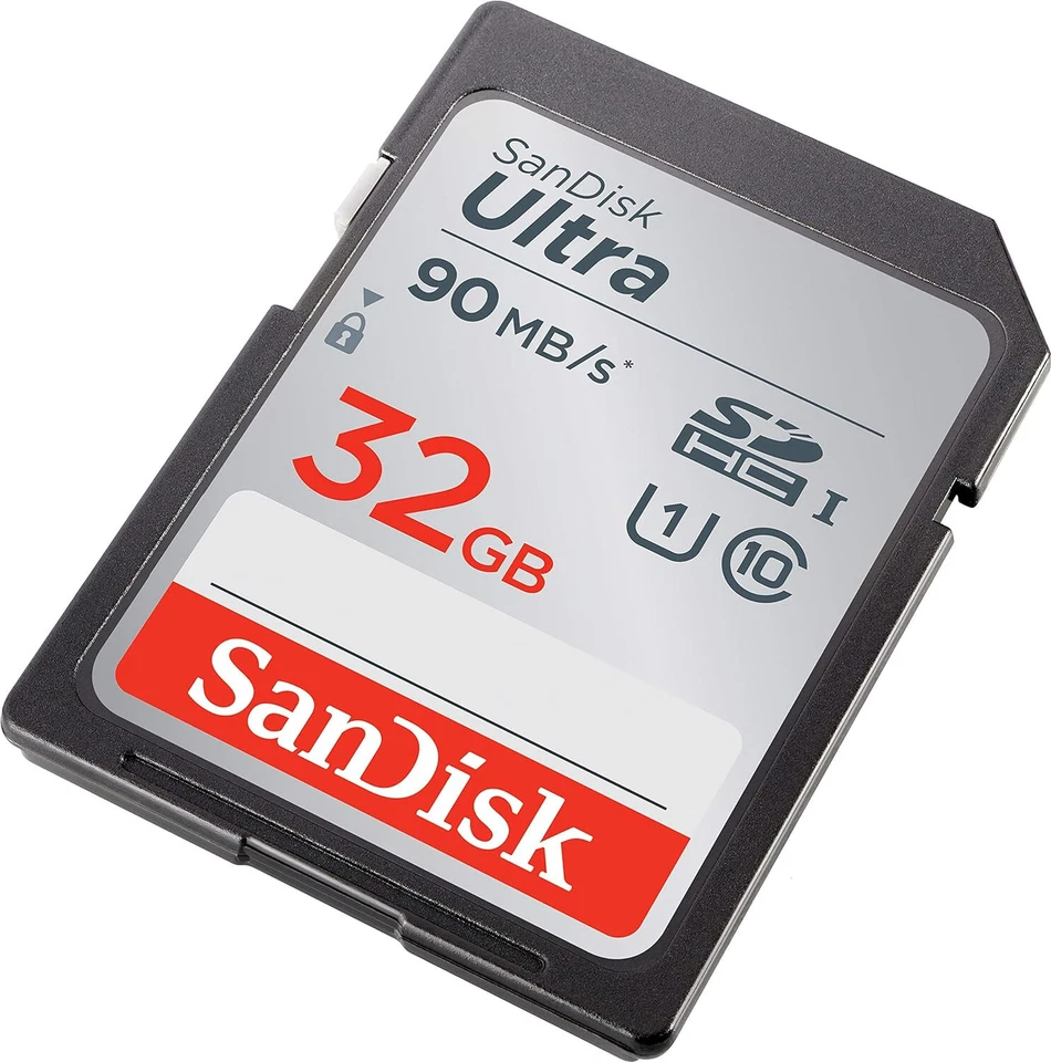 SanDisk 32GB Ultra SDHC UHS-I Memory Card 90MBs, C10, U1, Full HD SD Card Camera - Image 2 of 4