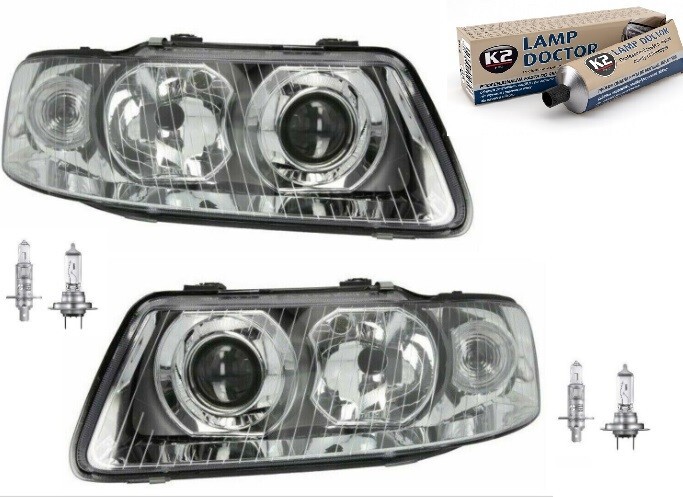 Phare avant droit gauche bloc optique de rechange chrome électrique Audi A3 8L1 00-03