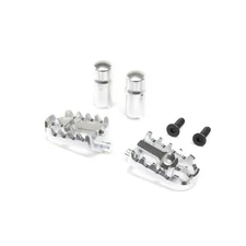 NEW Losi Aluminum Foot Pegs Silver for Promoto-MX