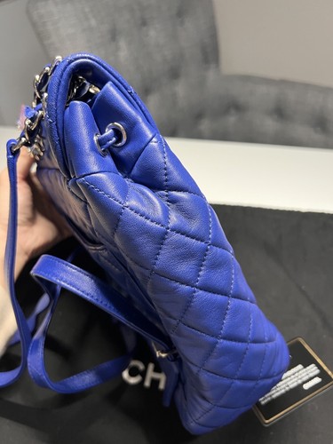 Chanel Blue Lambskin Small Urban Backpack - Picture 7 of 13