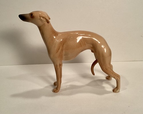 Vintage Beswick Windhund/Whippet 5,5" lang 4,75" groß Porzellan Porzellan China - Bild 3 von 12