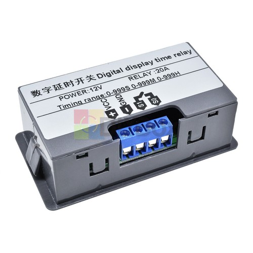12V Timing Delay Relay Module Cycle Timer Digital LED Dual Display 0-999hours - Picture 9 of 10