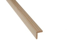 Weatherbar Mouldings Softwood Pine Corner Beading 10 x 2400mm Lengths (19x19mm)