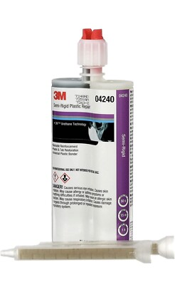 3M 04240  Semi-Rigid Plastic Repair Urethane 200 ml  2 Nozzles 
