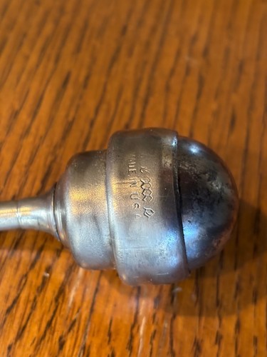 Vtg Bright Steel Furniture Caster-1-1/4" Wheel-Exc. condition- USA - Picture 3 of 4