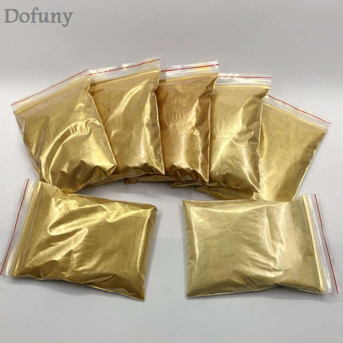 Gold Pearl Powder Cosmetic Dye Soap Pigment Paint Natural Golden Pearl Powder - Picture 22 of 31
