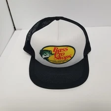 Vintage 1980s Foam Front Bass Pro Shops Trucker Mesh Back Snapback Hat