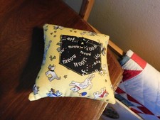 Handmade Dog Tooth Fairy Pillow