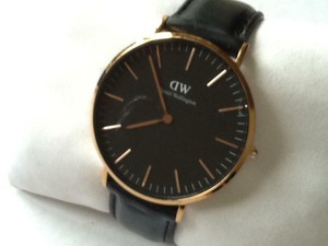 rose gold dw watch