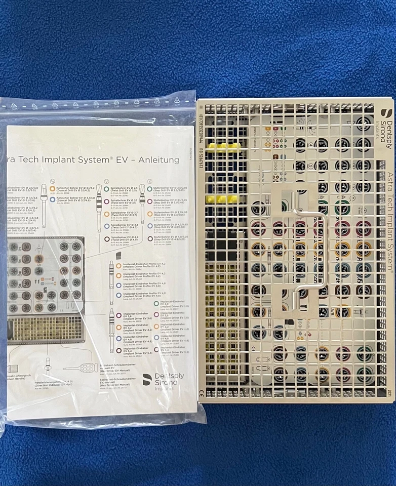 Astra Tech EV Dental Implant Surgical Kit + Washtray and additional Drills  | eBay