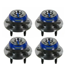 Moog Front & Rear Wheel Bearing and Hub Assemblies Kit For Buick Chevy AWD
