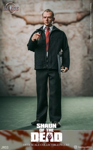 YANTOYS Shaun of the Dead ⅙ Sixth Scale Collectible Figure Simon Pegg NEW SEALED - Picture 11 of 12