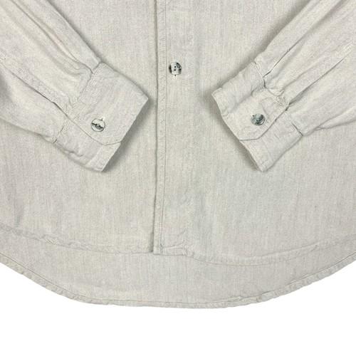 Vintage Y2K Territory Ahead Shirt Mens Medium Linen Button Up Beach Outdoor - Picture 7 of 13
