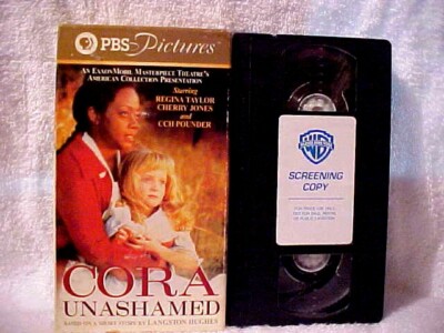 Cora Unashamed TV VHS 2000 Regina Taylor PBS Langston Hughes Story SCREENER G5