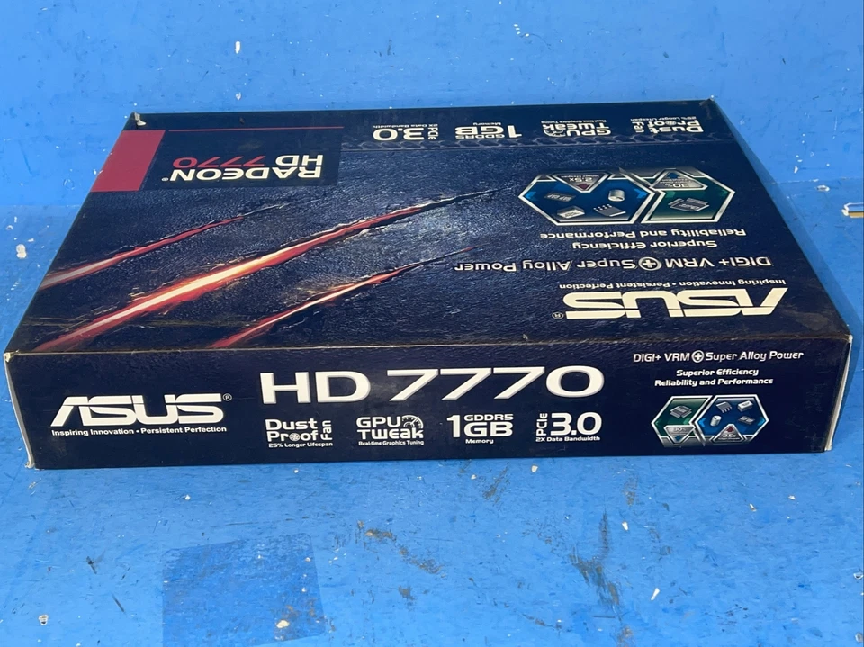 Asus - AMD Radeon HD 7770 1GB GDDR5 PCI Express 3.0 Graphics Card - Image 2 of 3
