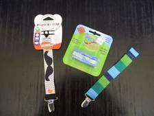 Lot of 3 Baby Pacifier Holder Grips.... NEW