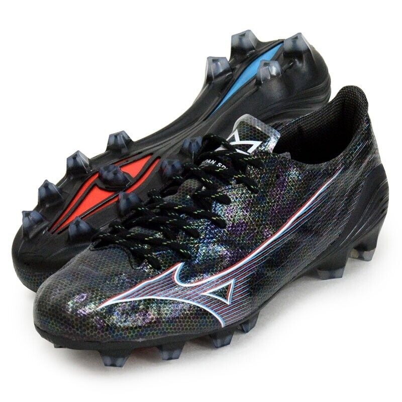 Mizuno Alpha JAPAN Black Soccer Cleats P1GA2360 01 US7-10 w Mizuno Alpha JAPAN Black Soccer Cleats P1GA2360 01 US7-10 w