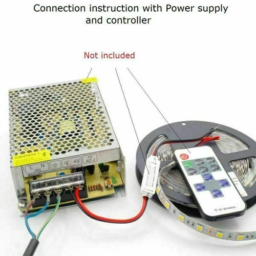Switch Power Supply 5V/12V/24V AC to DC Converter Adapter Power Transformer New - Afbeelding 11 van 35