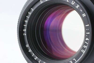 sale！★極上美品！★Leica SUMMILUX-R 50/1.4 3cam Leica SUMMILUX-R 50mm Focal f/1.4 Camera Lenses for sale - eBay