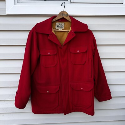 vintage 1970s Woolrich Red Hunting Jacket | eBay
